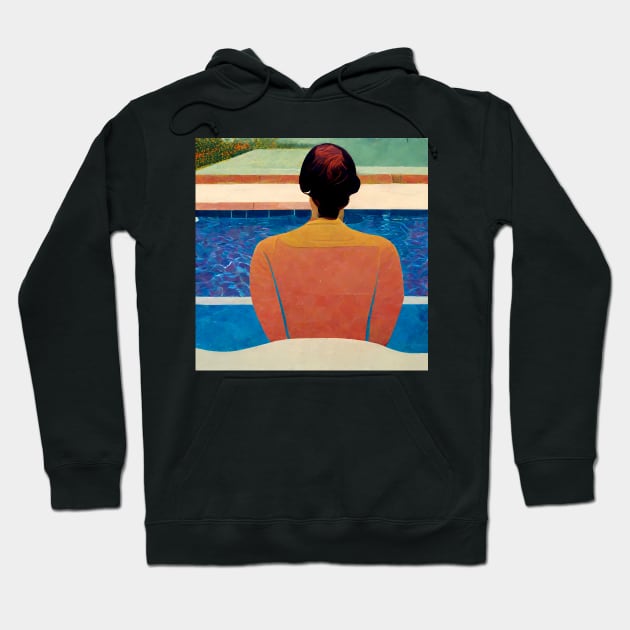 Woman by the Pool Hoodie by endage